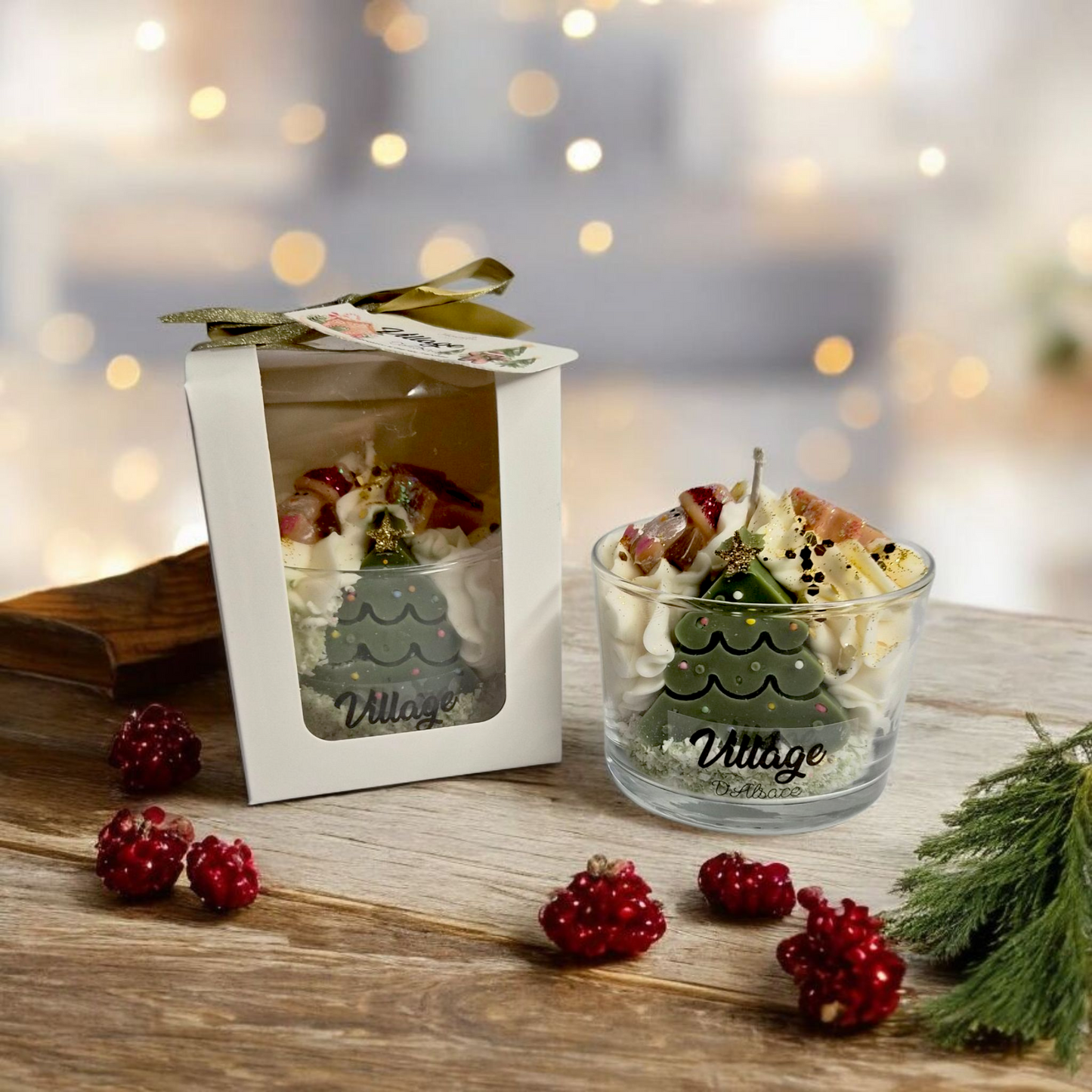 Bougie chantilly * collection Noël édition très limitée *