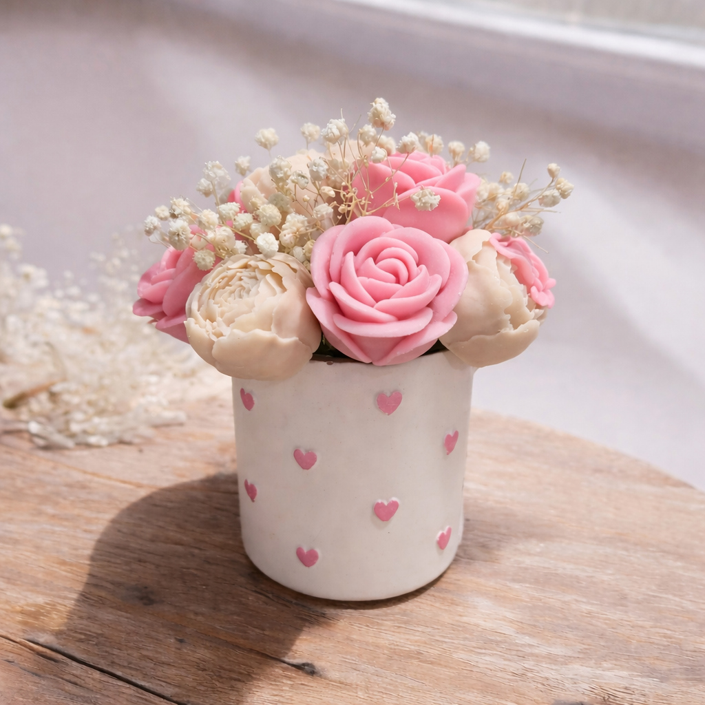 Bouquet cœurs en folie