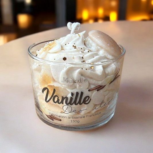 Bougie Chantilly - Macaron Vanille